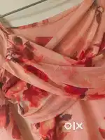 Floral slit bodycon dress