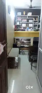 office space with paneling work with seprate washroom