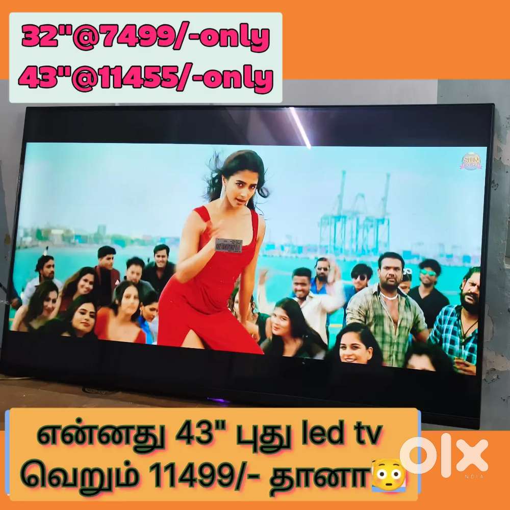 43 inch smart imported led tv just11233 onwards