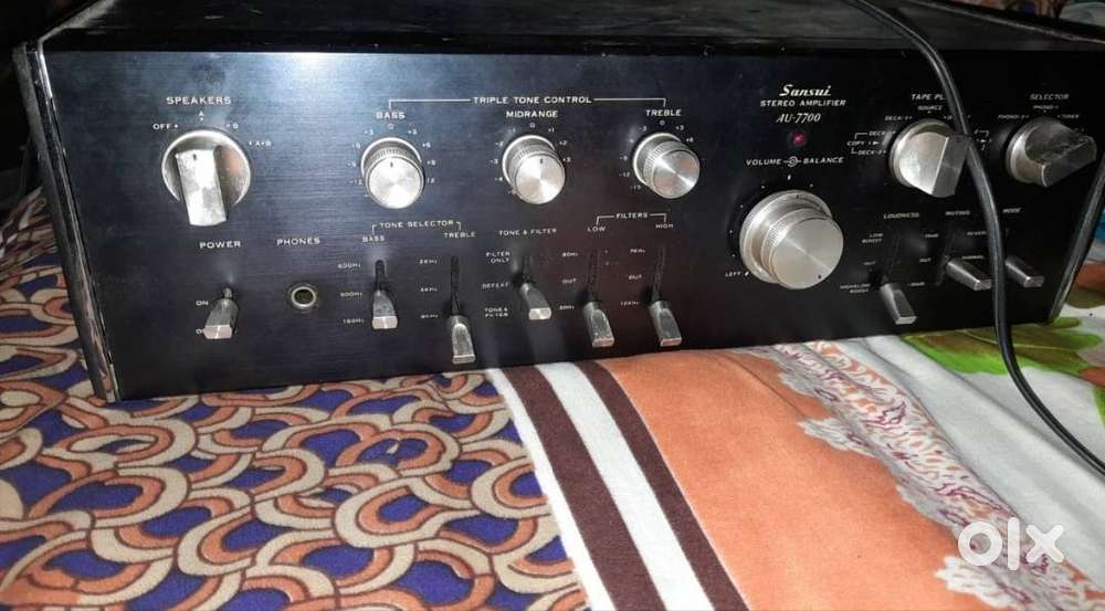 SANSUI AU & SPX 7700,PHILIPS-AD12100/HP8,JBL L100A,DAHLQUIST-DQ10,BOSE