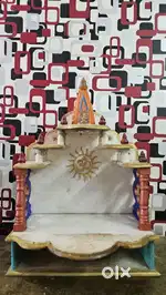 Vintage White Marble Pooja Mandir - Bring Timeless Spirituality Home