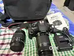 Canon 1200d with 18-55 & 55-250 new condition