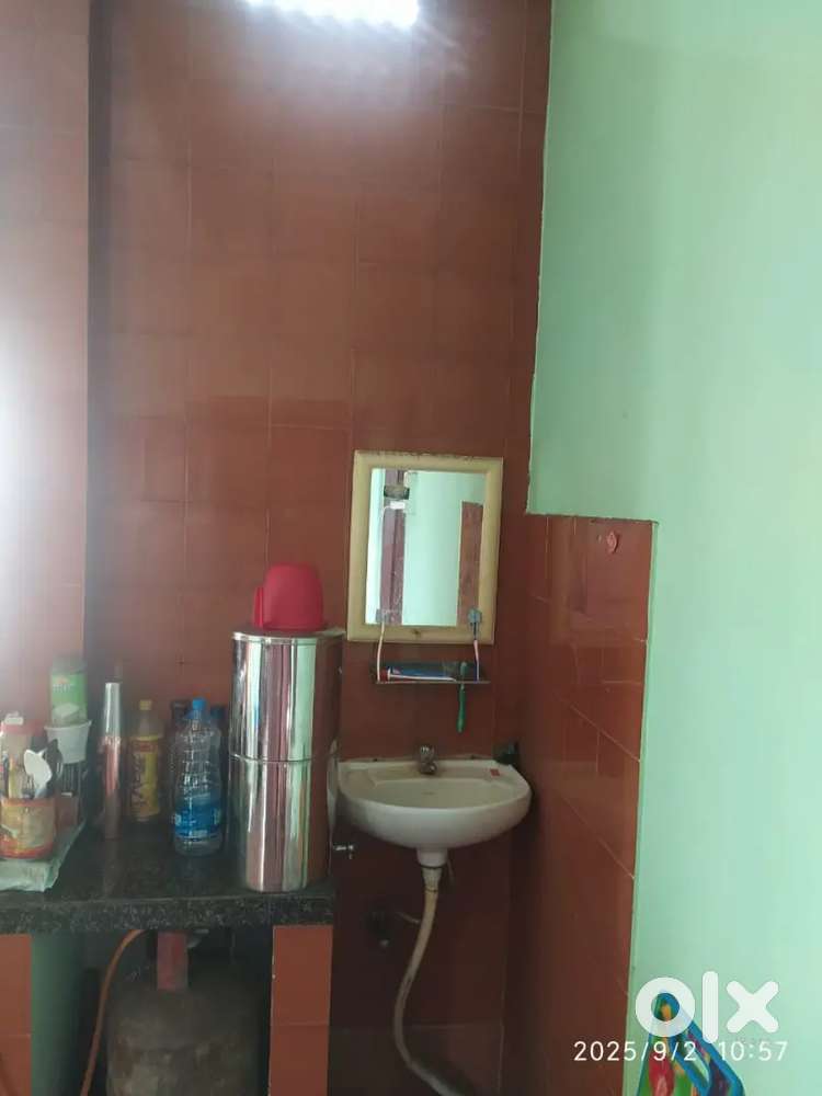 Furnished tiled floor 1 BHK Attached bath CCTV Parking