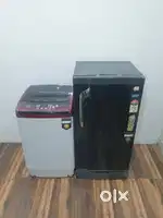 Pt#@537 washing machine and fridge with free home delivery