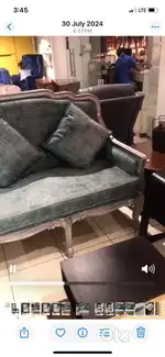 Sofa and accent chair