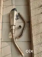 Byke Silencer-Acrapuvic with Pipe and Ring inExcellent condition.