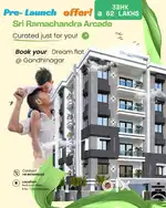 Prelaunch offered 3BHK FLATS is avialable for sale at Gandhinagar