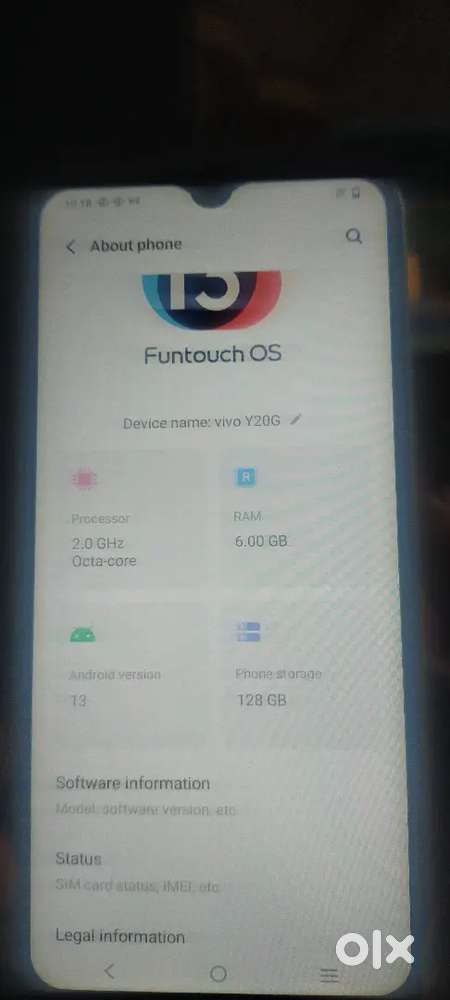 Vivo Y20 g