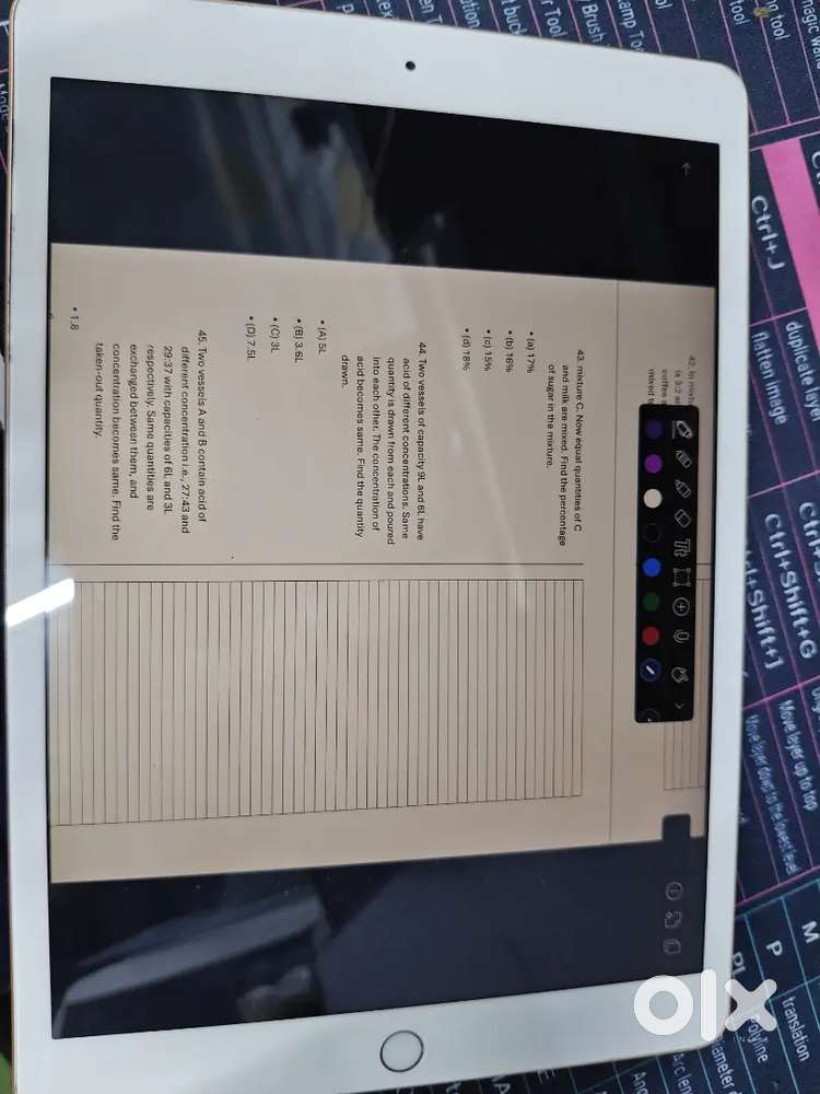 Ipad 7th gen and Apple Pencil 1 Generation