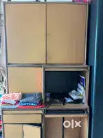 Computer set with cabinate