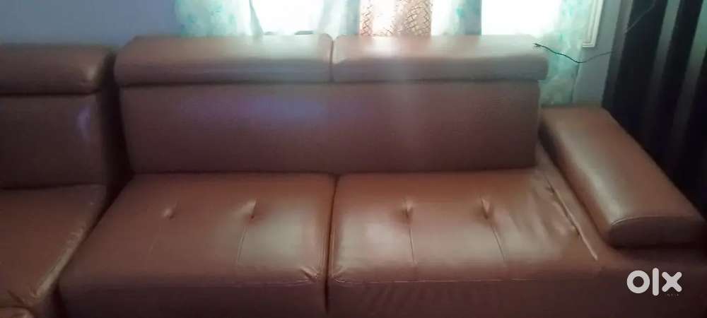 L shape sofa set