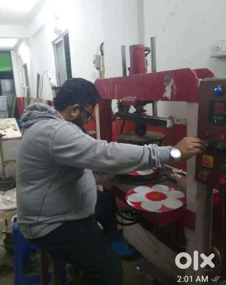 Paper Plate Dual Hydrolic Mechine