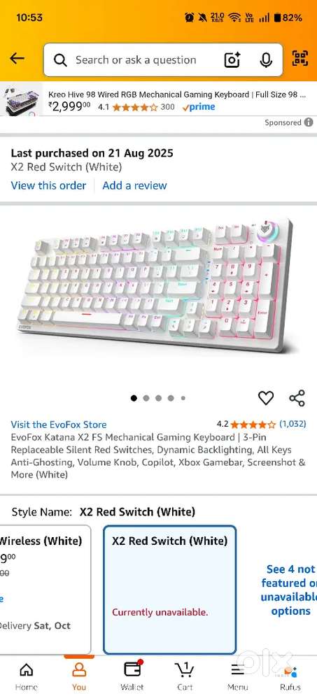 Mechanical keyboard gaming