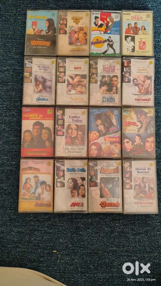 Audio cassatte ,C D ,dvd