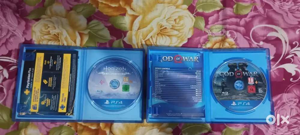 PS4 GOW And Horizan Zero Dawn Complete Edition