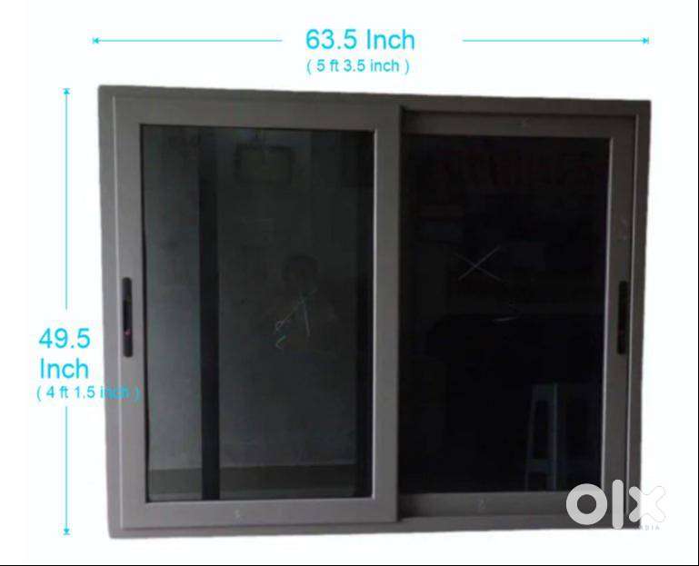 Aluminum Section Window 5 X 4 Feet (UnUsed)
