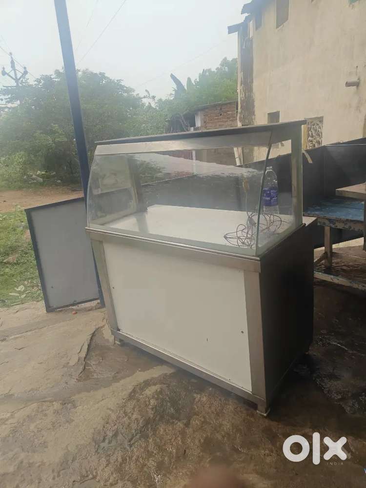 snacks stall, tea standing table, tea board