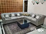 L-Shaped Sofa 7 Seater & Sofa Cum Bed at an extra cost of Rs.30000
