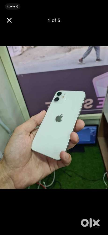 Iphone 12 mini warentee peice 64gb white colour