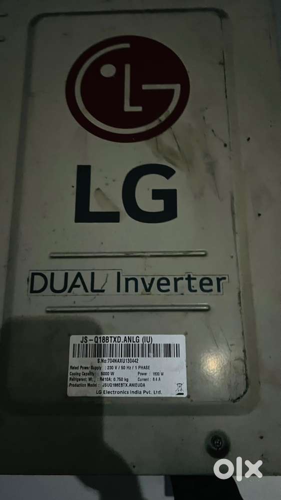 LG dual inverter slip AC