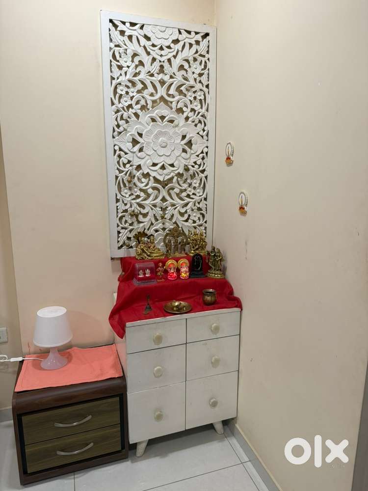 Pooja Unit with Backdrop