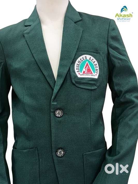 School blazer green