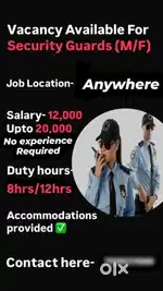 Security guard job